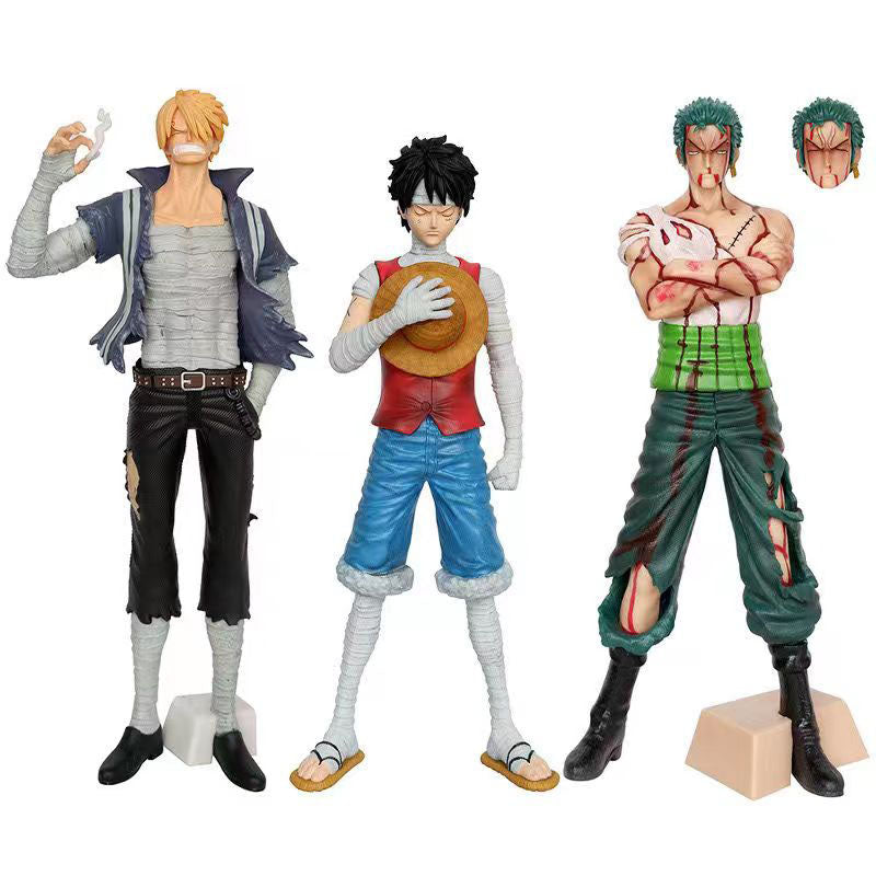 Luffy/Sanji/Zoro handsome character model sculpture