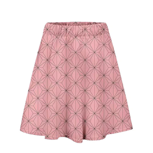 tanjiro/nezuko Comfortable soft skirt with character pattern