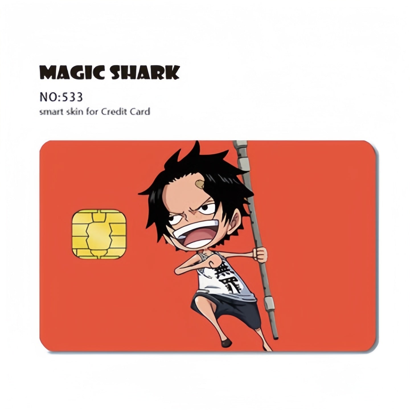 Luffy/Zoro Bank Card Thickened with crystal scrub personalized card stickers