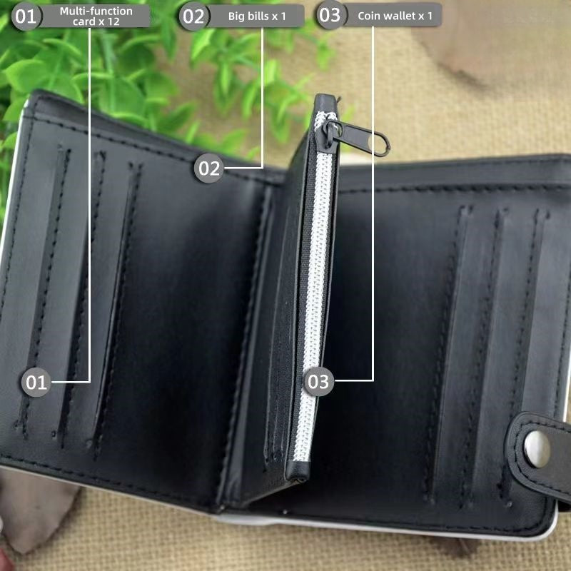 Sasuke/Itachi/Kakashi exquisite leather wallet with large capacity design and excellent quality