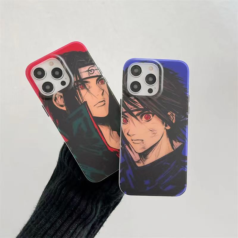 Sasuke/Itachi Apple refined trend silicone anti-collision phone case