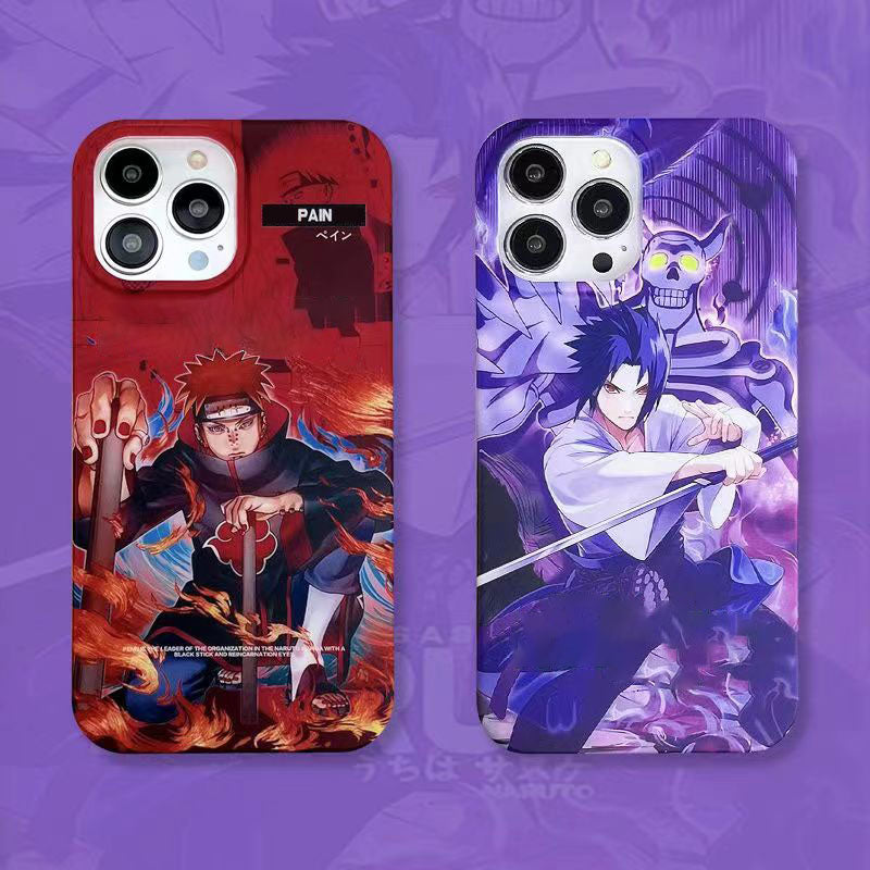 Sasuke/Kakashi/Pain Apple exquisite Trend Silicone Anti-collision phone case