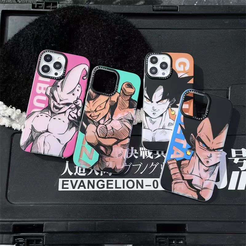 Goku/Vegeta/Buu/Frieza Apple exquisite Trend Silicone Anti-collision phone case