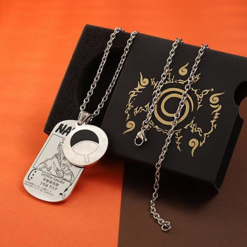 Uzumaki/Sasuke/Kakashi Ninja series handsome necklace with finish