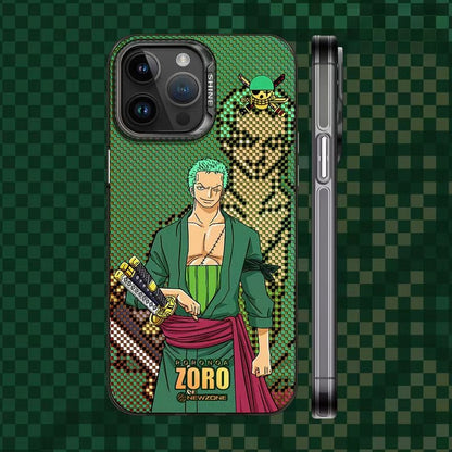 Luffy/Zoro iPhone silicone crash-resistant phone case