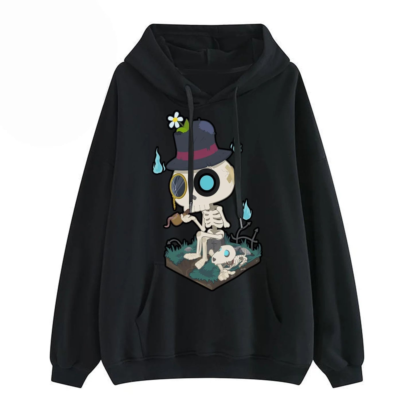 Sasuke character modeling cool creative dynamic blinking eyes cartoon hoodie