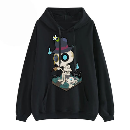 Sasuke character modeling cool creative dynamic blinking eyes cartoon hoodie