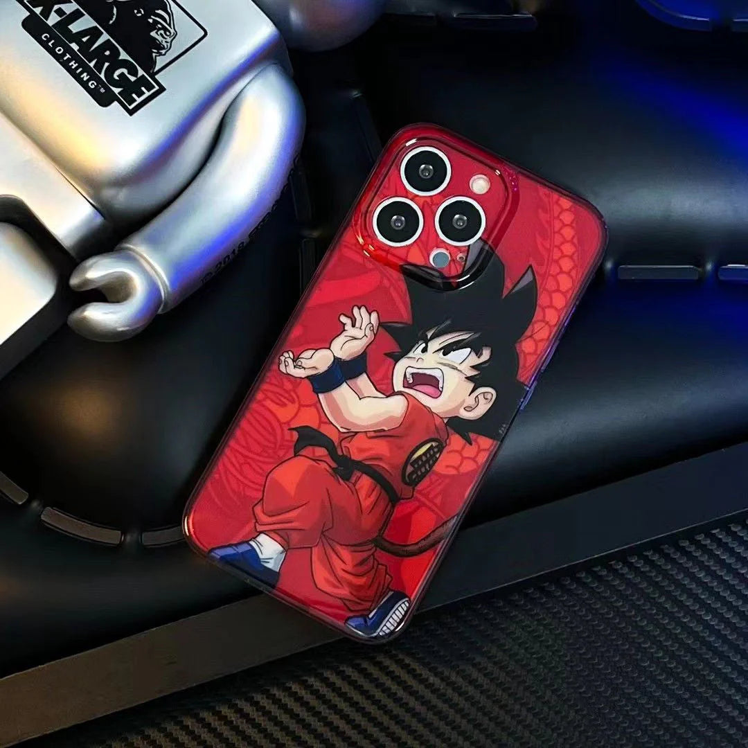 Son Goku/Torankusu/Frieza Apple silicone crash-resistant phone case