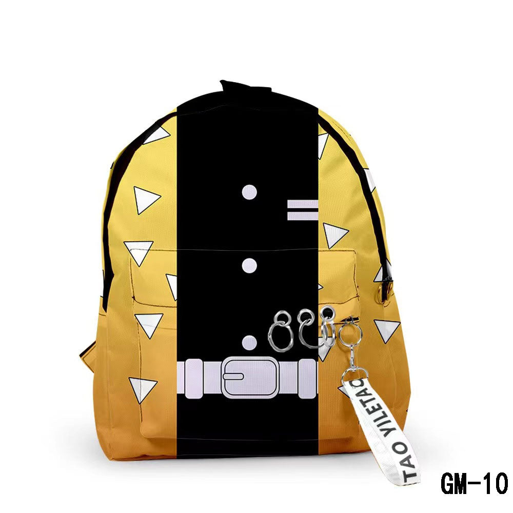 Tanjirou/Nezuko fashion backpack, large capacity space, simple and practical