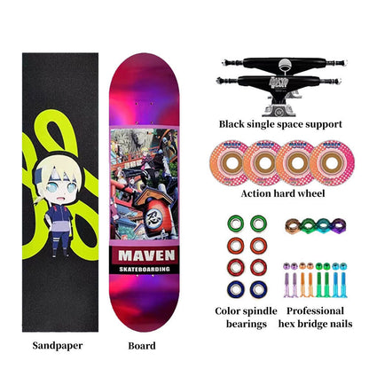 Boruto/Sarada Skateboard Professional skateboard Exquisite pattern skateboard