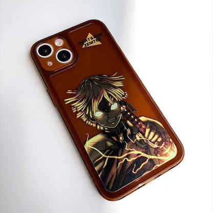 Tanjirou/Zenitsu Apple exquisite Trend Silicone Anti-collision phone case