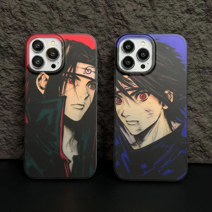 Sasuke/Itachi Apple refined trend silicone anti-collision phone case