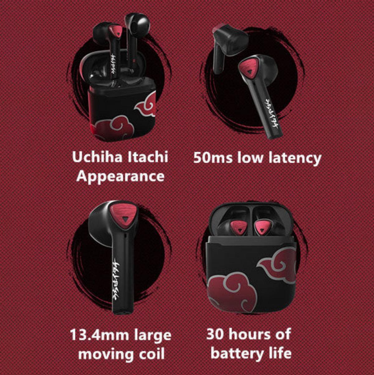 Uchiha Itachi wireless Bluetooth headset earbuds set earphones