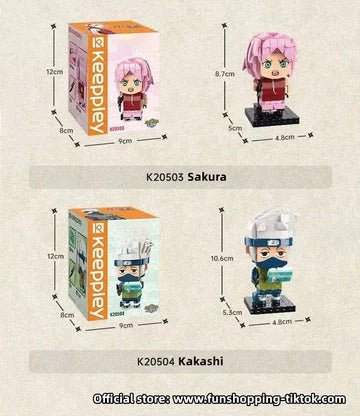 Uzumaki/Sasuke original characters model building block toy