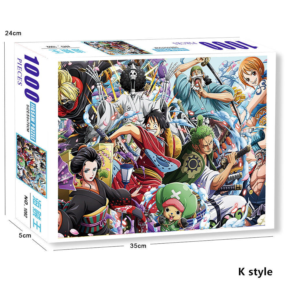 Luffy/Zoro 1000PCS Interesting puzzle