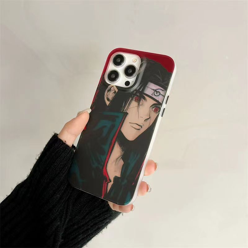 Sasuke/Itachi Apple refined trend silicone anti-collision phone case