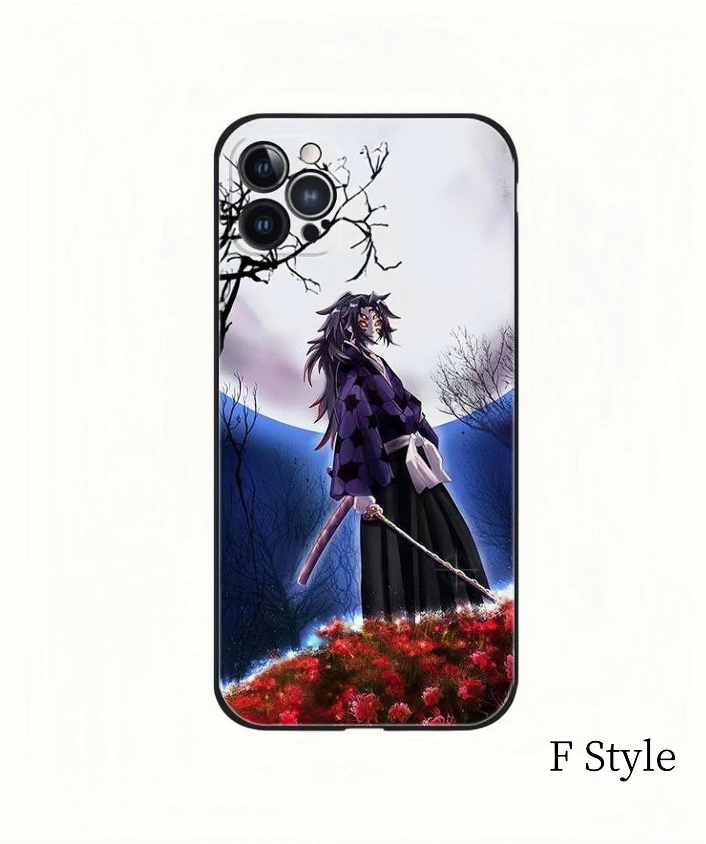 Kokushibou Apple exquisIte trend silicone anti-collision phone case