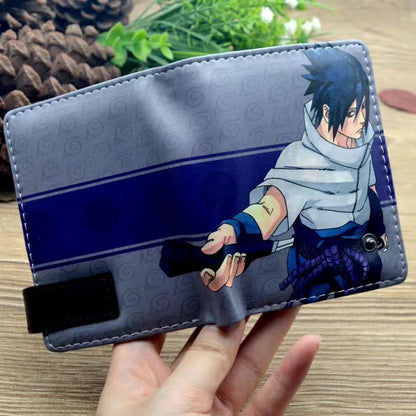 Sasuke/Itachi/Kakashi exquisite leather wallet with large capacity design and excellent quality