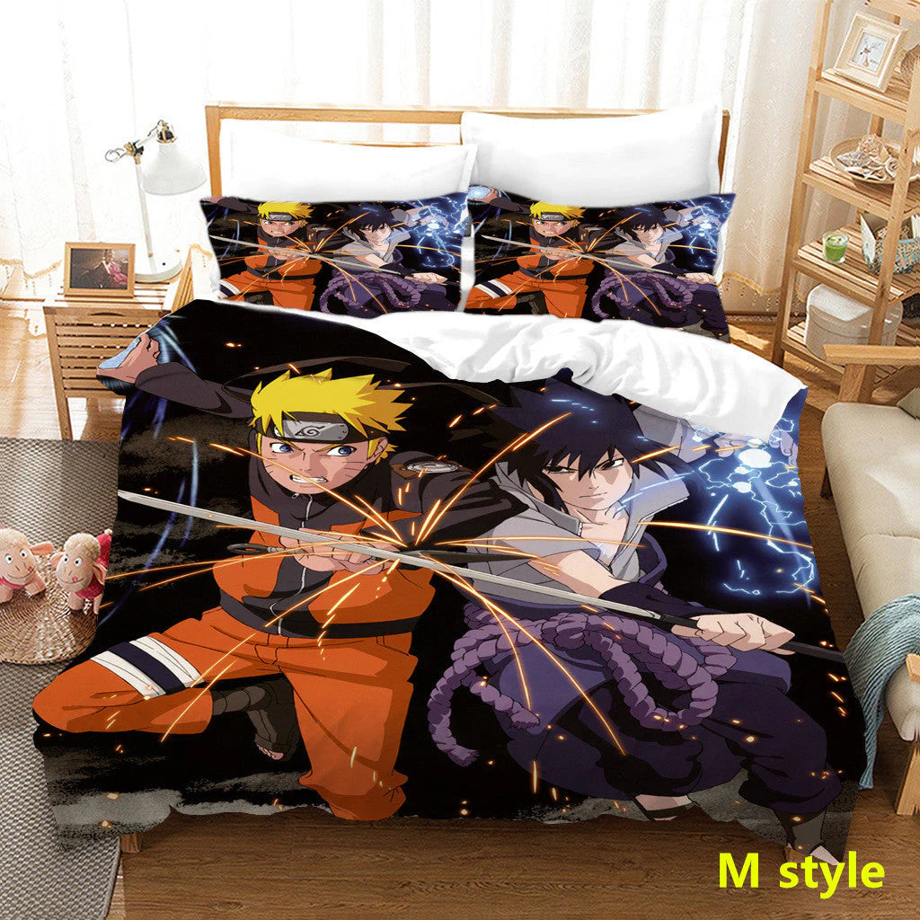 Sharingan /Dawn tissue Comfortable Home Textile Polyester Bedding 3 Sets