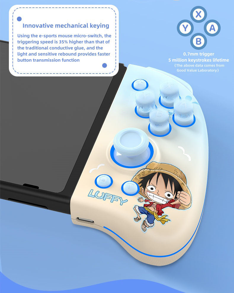 Luffy/Chopper gamepad with adjustable lights wireless Bluetooth left and right hand controllers