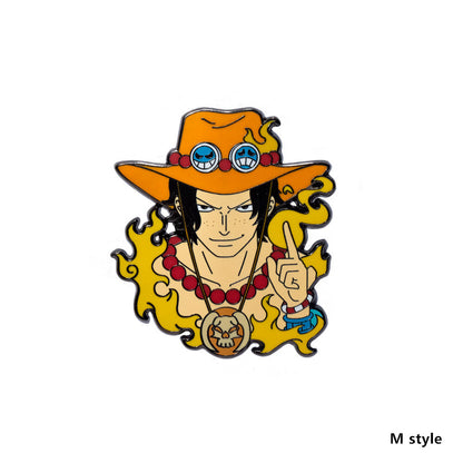 Luffy/Zoro Character Pin Badge