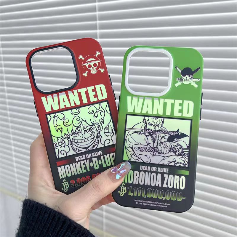 Luffy/Zoro iPhone exquisite Trend Silicone Anti-collision phone case