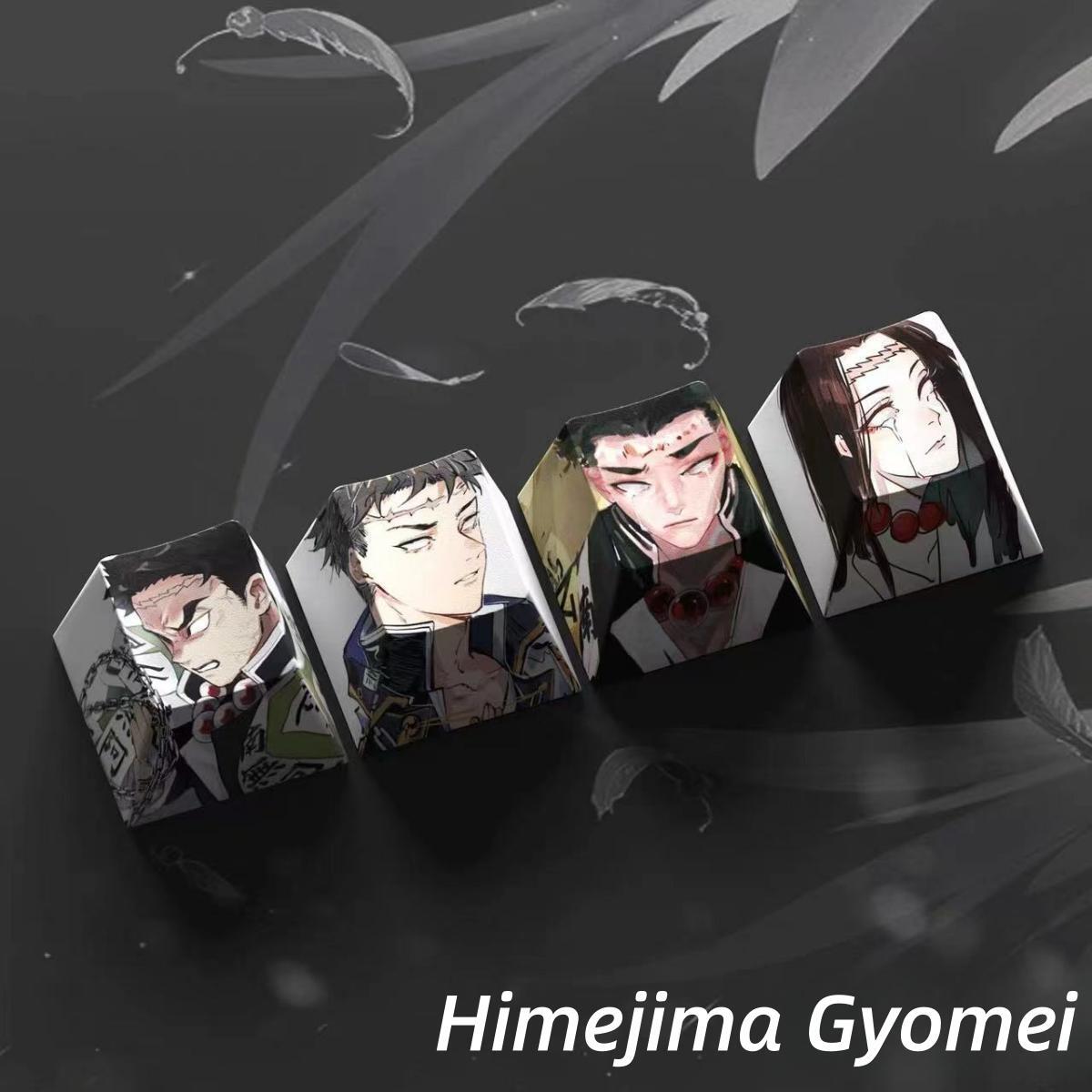 Nezuko/Tanjirou/Tokitou Muichirou Creative transparent cute mechanical keyboard cap