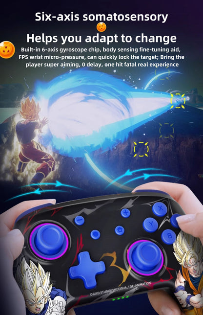 Goku/Vegeta Sensitive play gamepad, precise control, comfortable grip, enjoy the passion of the game