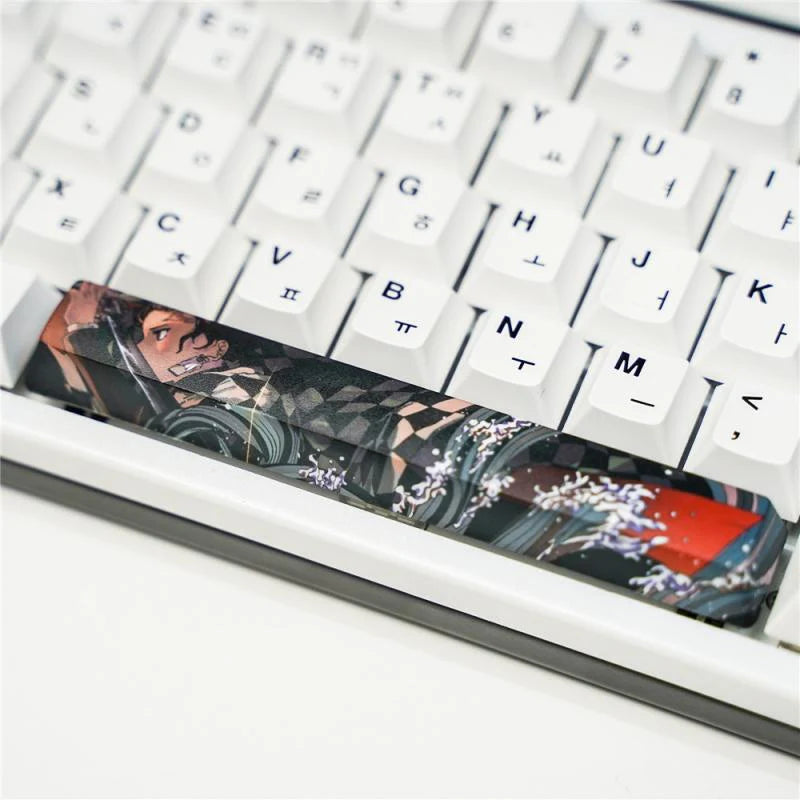 Nezuko/Tanjirou/Kanroji Mitsuri Creative transparent cute mechanical keyboard cap