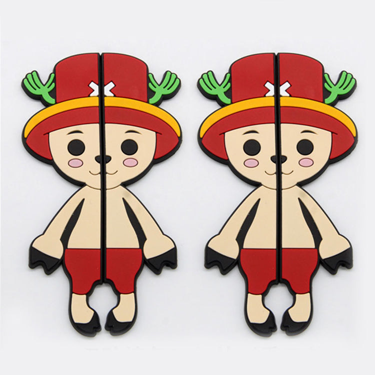 Luffy/Zoro lovely car door PVC strong crashproof stickers