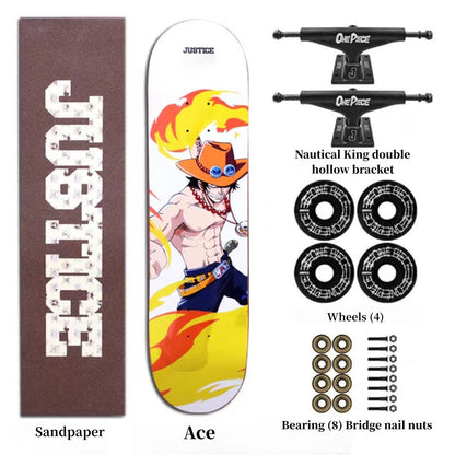 Luffy/Zoro Professional Fine Pattern Skateboard(Size:80CM×20CM)