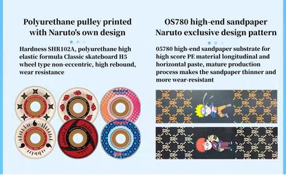 Boruto/Sarada Skateboard Professional skateboard Exquisite pattern skateboard