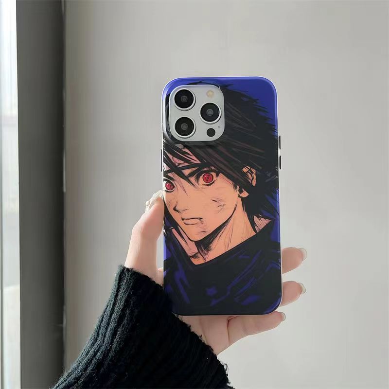 Sasuke/Itachi Apple refined trend silicone anti-collision phone case