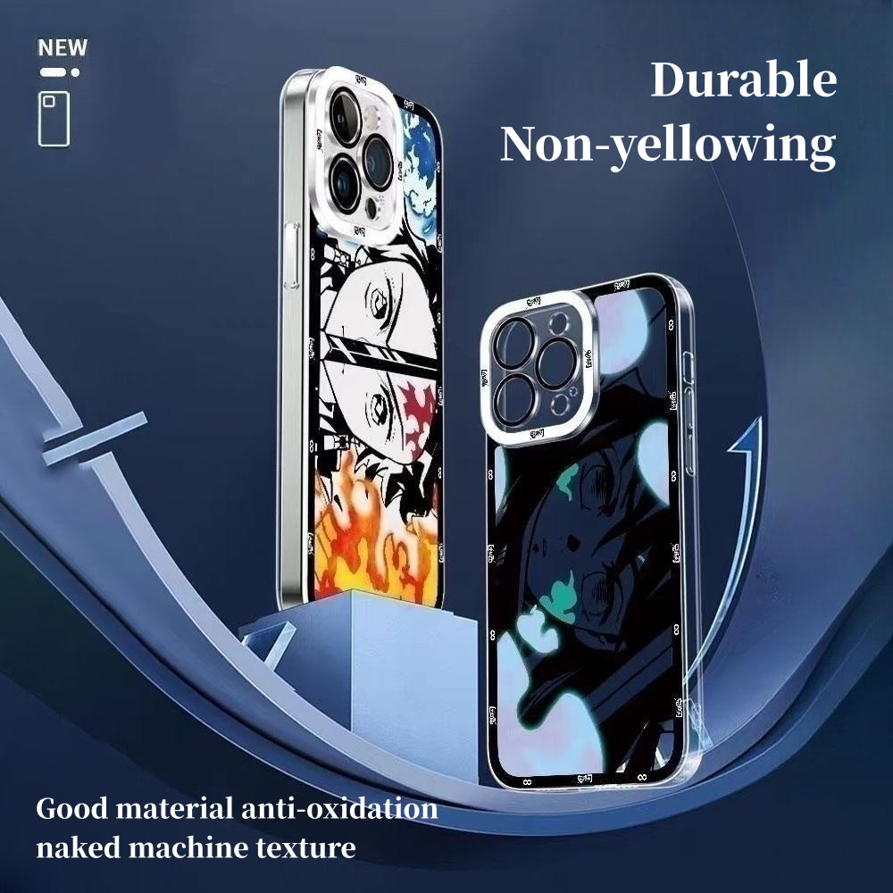 Tanjirou/Mitsuri/Muichirou Apple exquisite Trend Silicone Anti-collision phone case