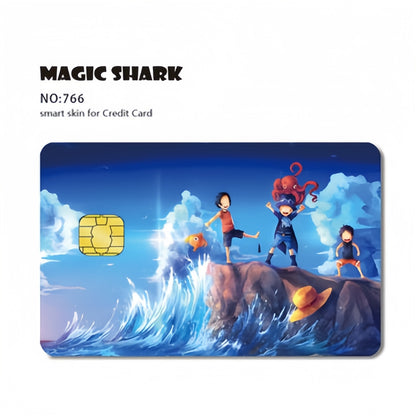 Luffy/Zoro Bank Card Thickened with crystal scrub personalized card stickers