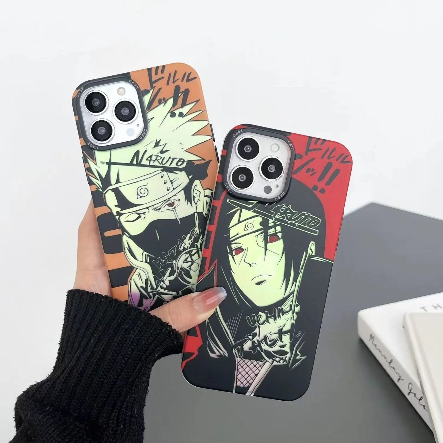 Itachi/Kakashi Apple exquisite Trend Silicone Anti-collision phone case