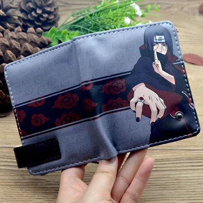 Sasuke/Itachi/Kakashi exquisite leather wallet with large capacity design and excellent quality