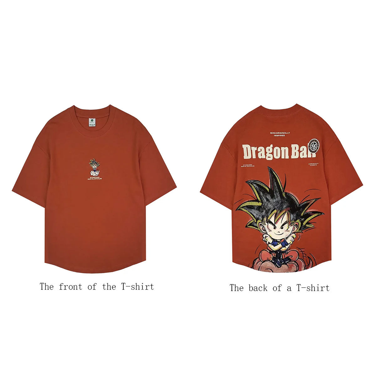 Son Goku new cotton short sleeve printed personality T-shirt clothes