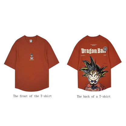 Son Goku new cotton short sleeve printed personality T-shirt clothes