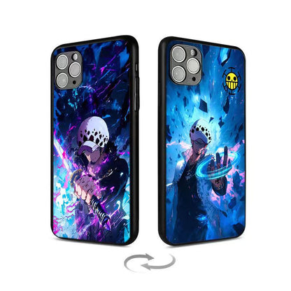 Luffy/Zoro/Ace 3D variation iPhone silicone crash-resistant phone case