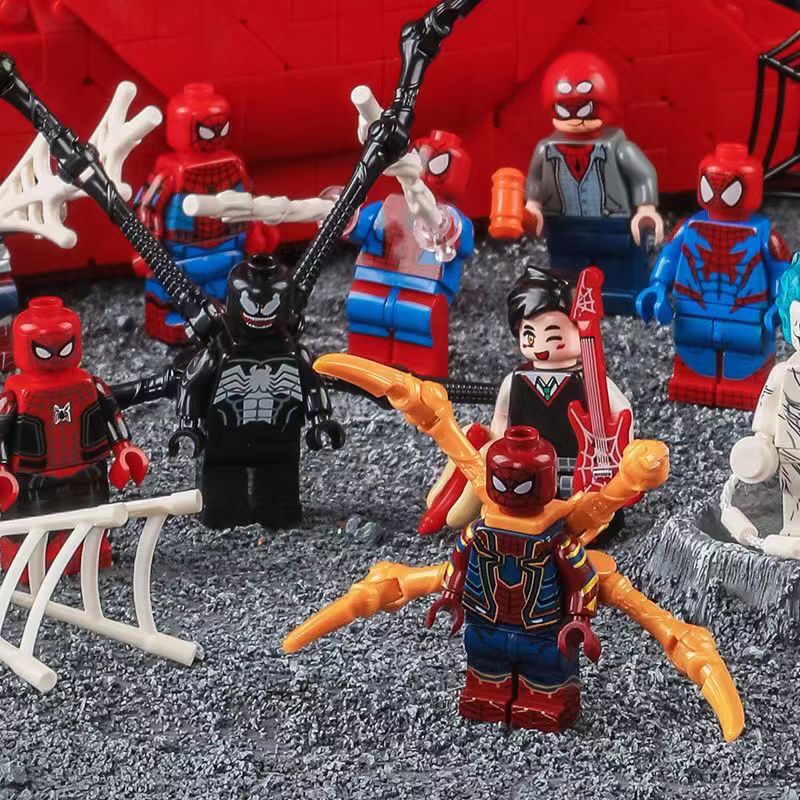 Spider-Man Figure Building Block Assembly Toy