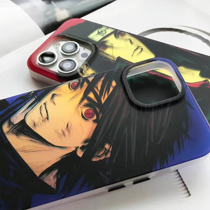 Sasuke/Itachi Apple refined trend silicone anti-collision phone case