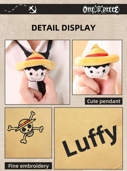 Luffy straw hat shape backpack, full of personality, large capacity, carrying adventure dreams