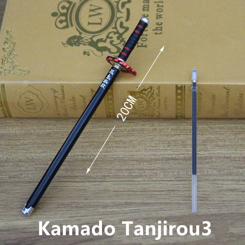 Kamado Tanjirou toy model Toy stationery rust-proof titanium alloy pen decoration