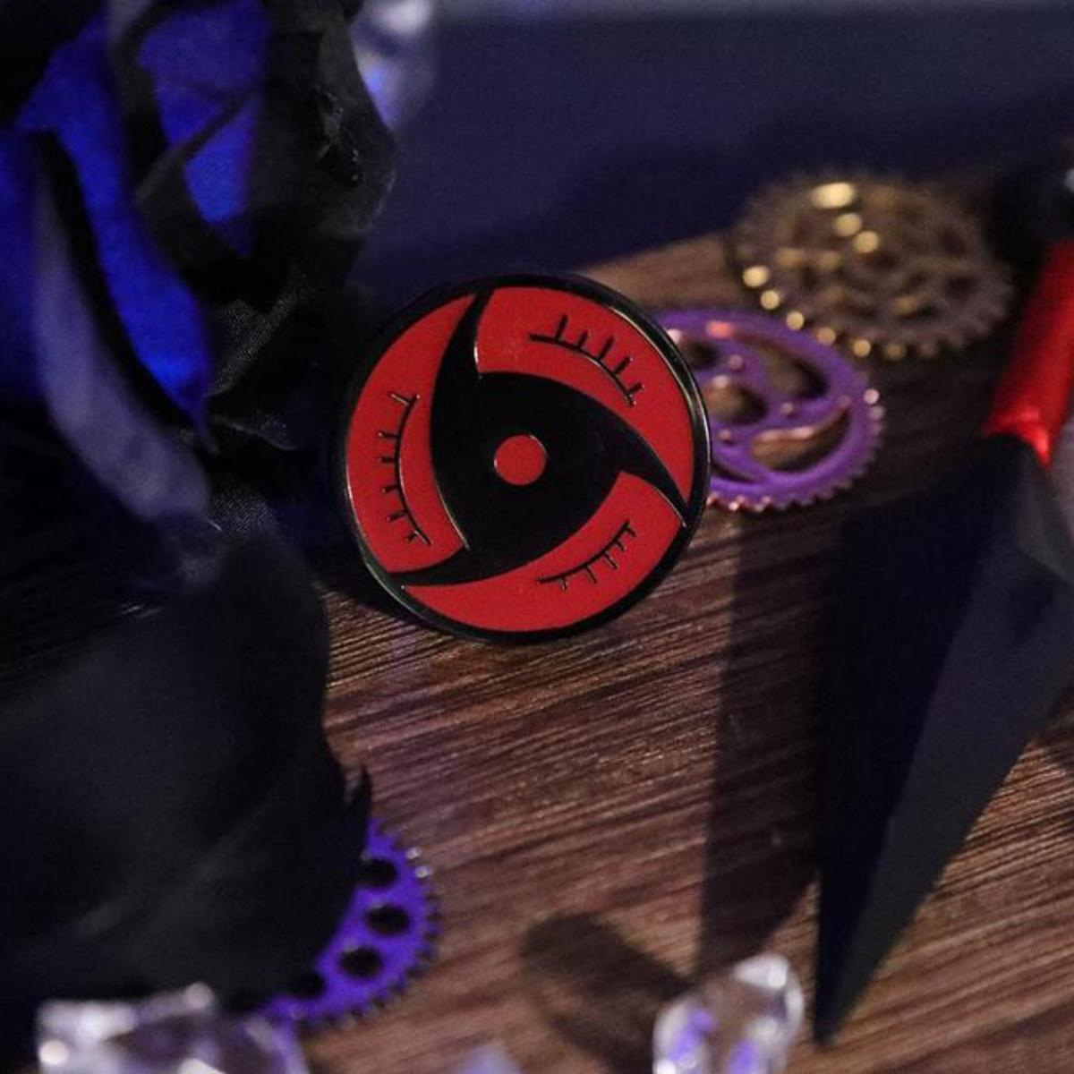 Sasuke/itachi/kakakshi Metal Badge Collection Mangekyou Sharingan