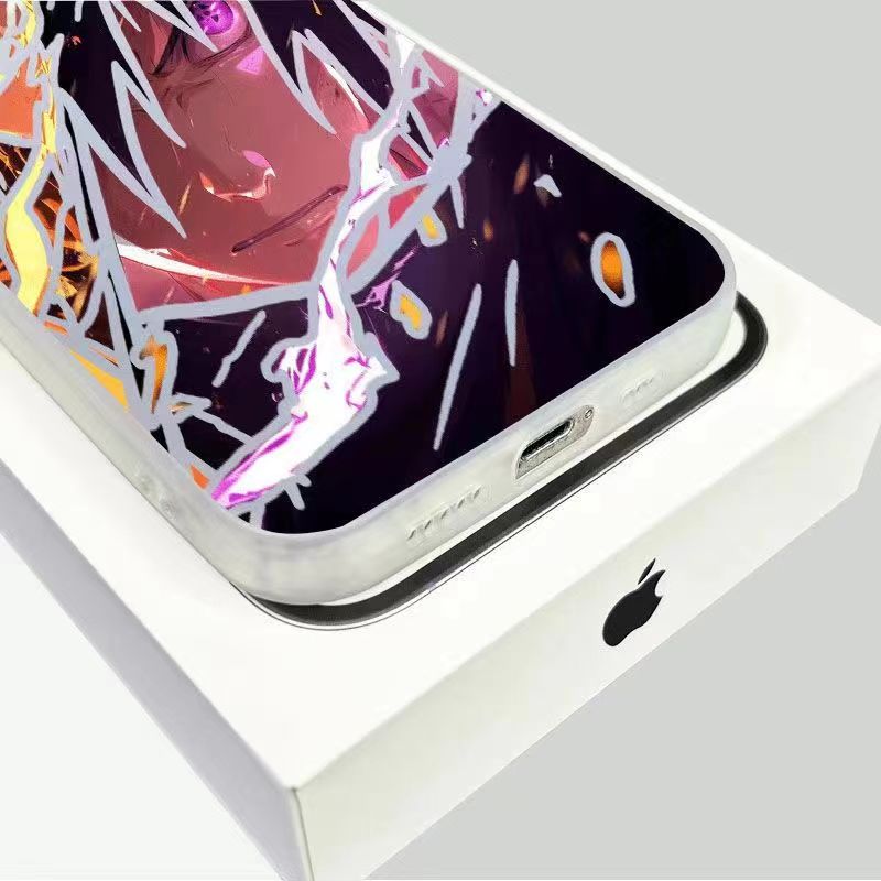 Uchiha Sasuke iPhone silicone crash-resistant phone case