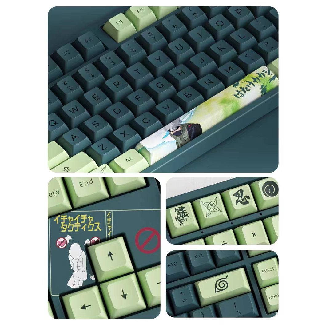 Hatake Kakashi Mechanical Keyboard Three-mode wireless RGB backlit gaming esports Keyboard