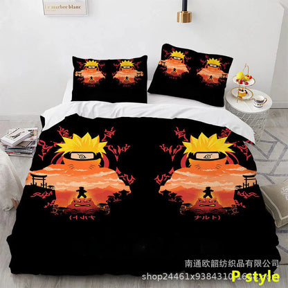 Sharingan /Dawn tissue Comfortable Home Textile Polyester Bedding 3 Sets