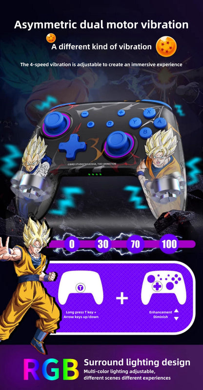 Goku/Vegeta Sensitive play gamepad, precise control, comfortable grip, enjoy the passion of the game