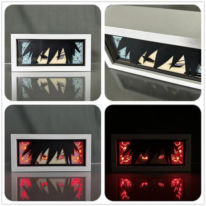 Sasuke/Kakashi/Obito three-dimensional character photo frame decoration